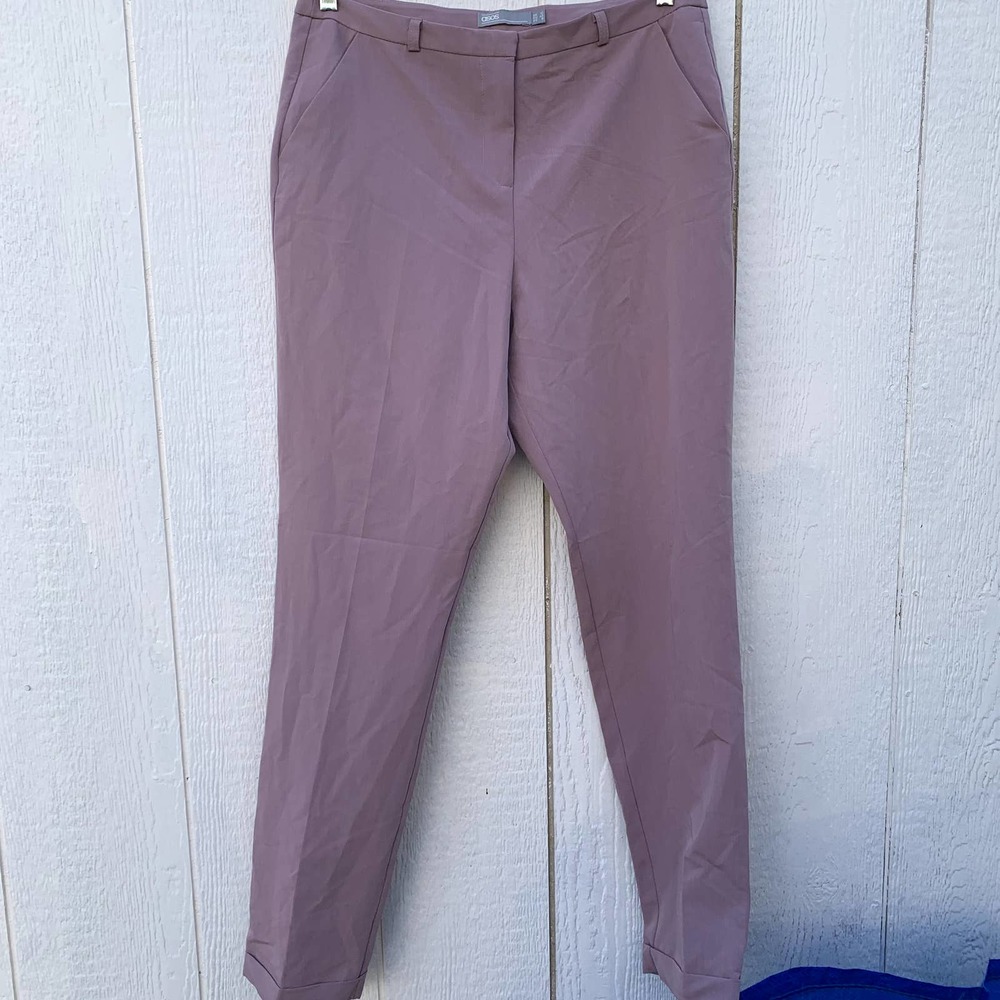 ASOS light pink/purple with gray undertones dress pants/trousers size 8